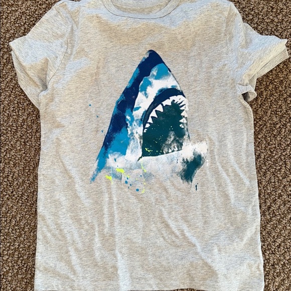 Gap kids & Hanna Anderson shark t-shirts size XL (12) new - Picture 2 of 7